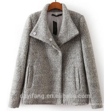 Latest winter women fancy coat wool short coat